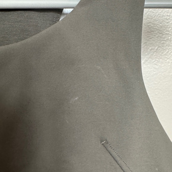 Olive Green Women's Sleeveless Top - Picture 3 of 5